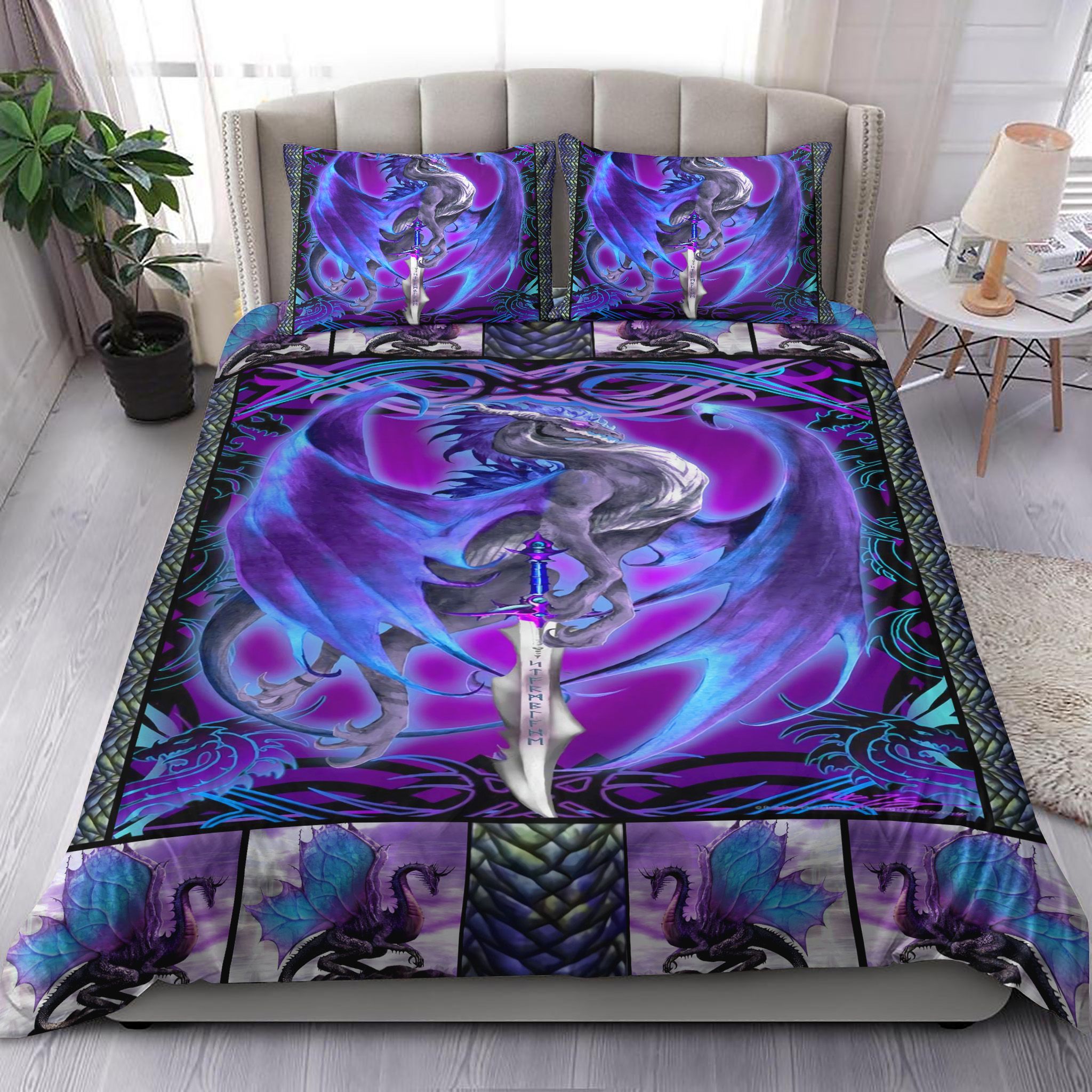 Dragonsword Stormblade Bedding Set