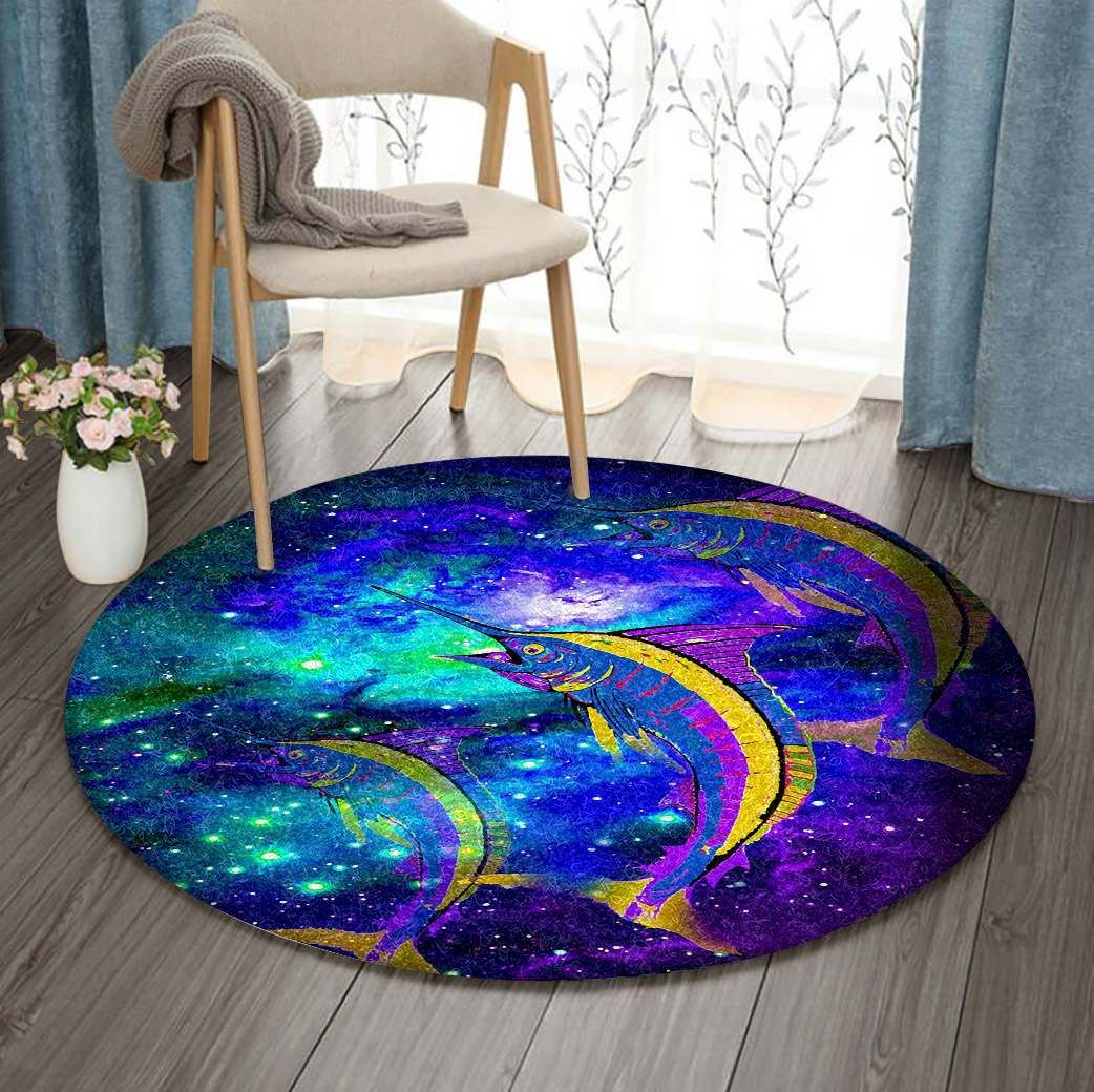 Dream Catch Fish Round Carpet
