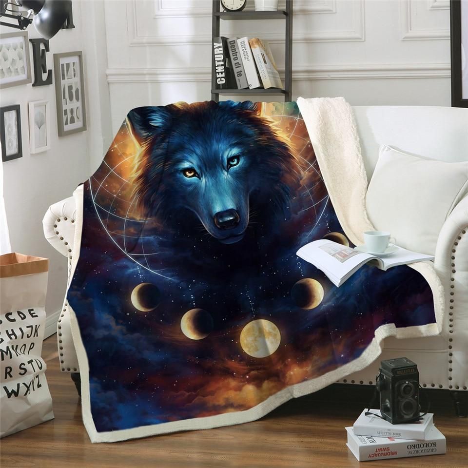 Dream Catcher Sherpa Fleece Blanket