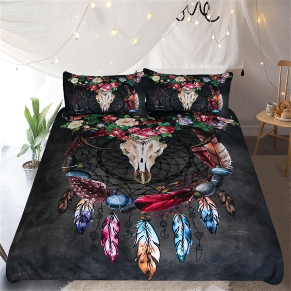 Dream Catcher Feather Bedding Set