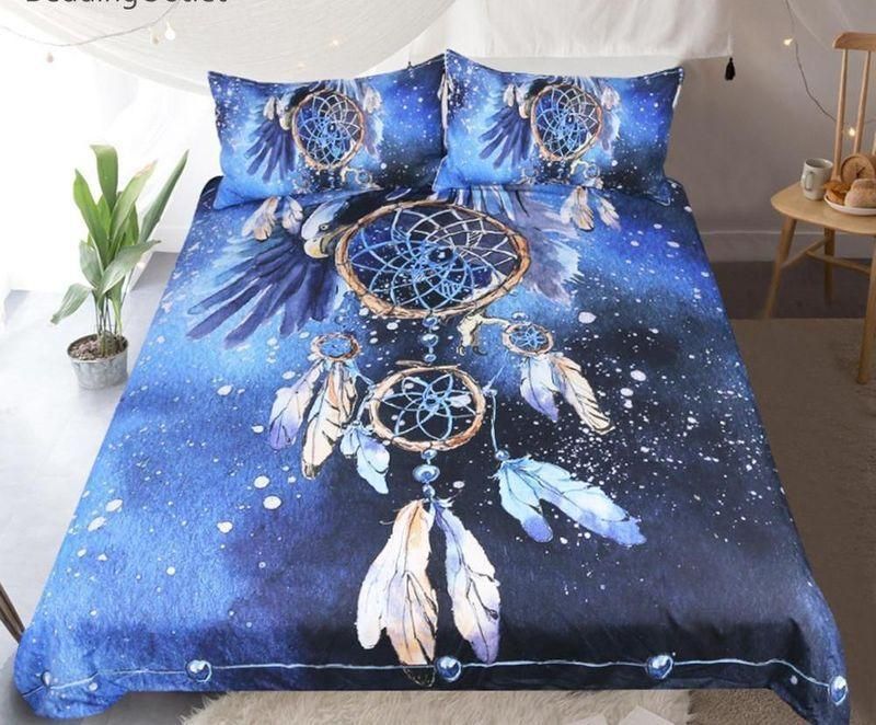 Dream Catcher Feather Printed Bedding Set