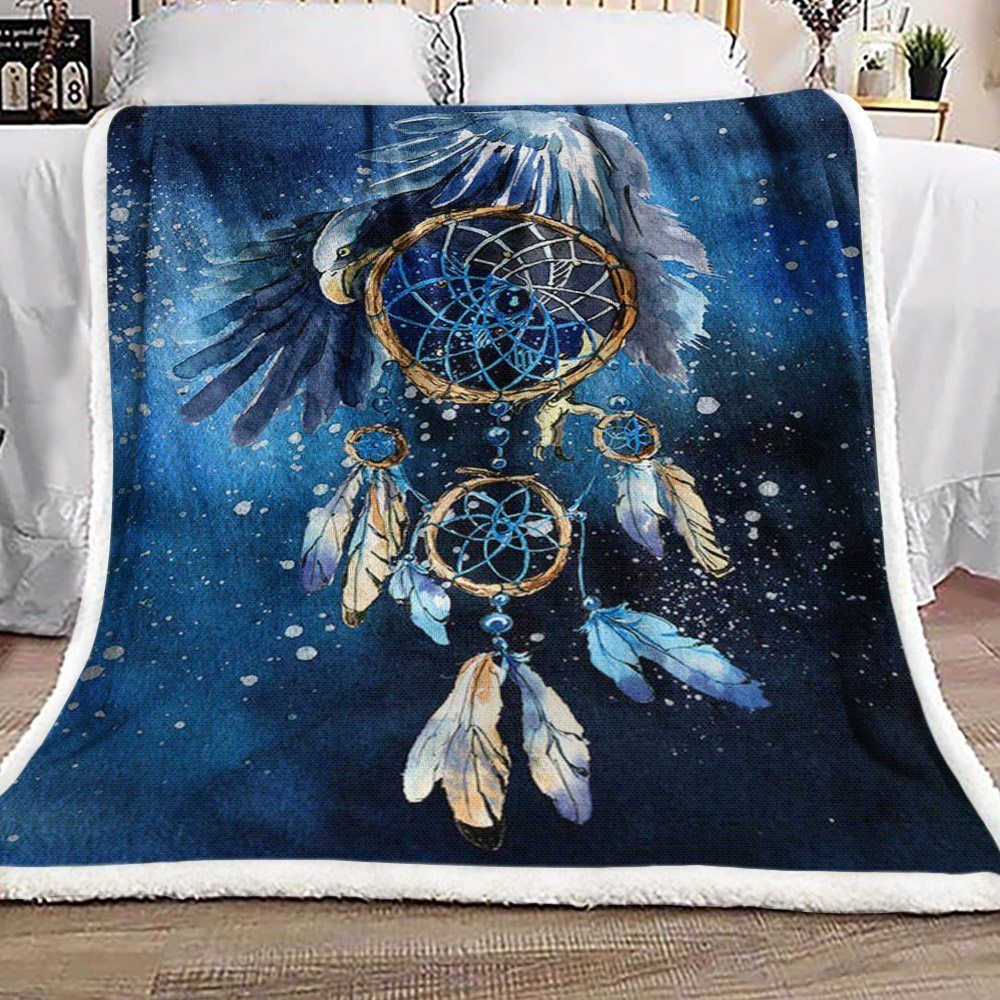 Dream Catcher Sherpa Fleece Blanket