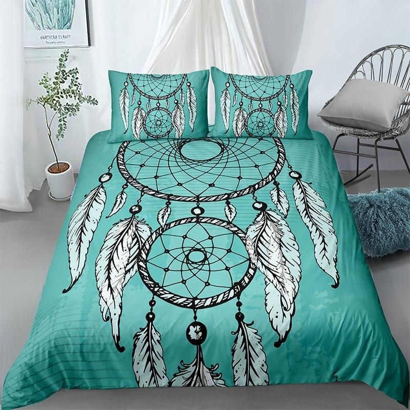 Dream Catcher Teal Bedding Set