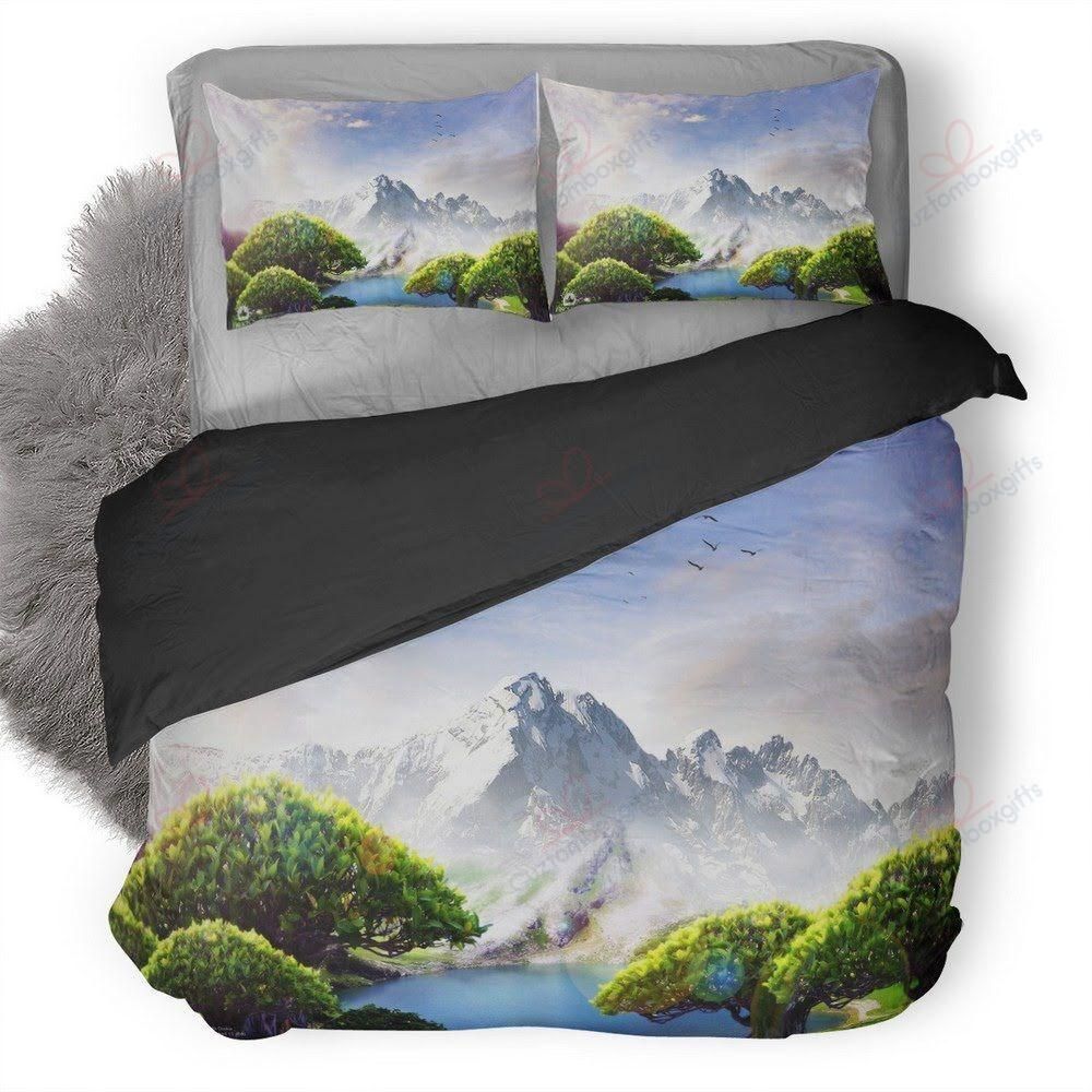 Dream Lake Printed Bedding Set