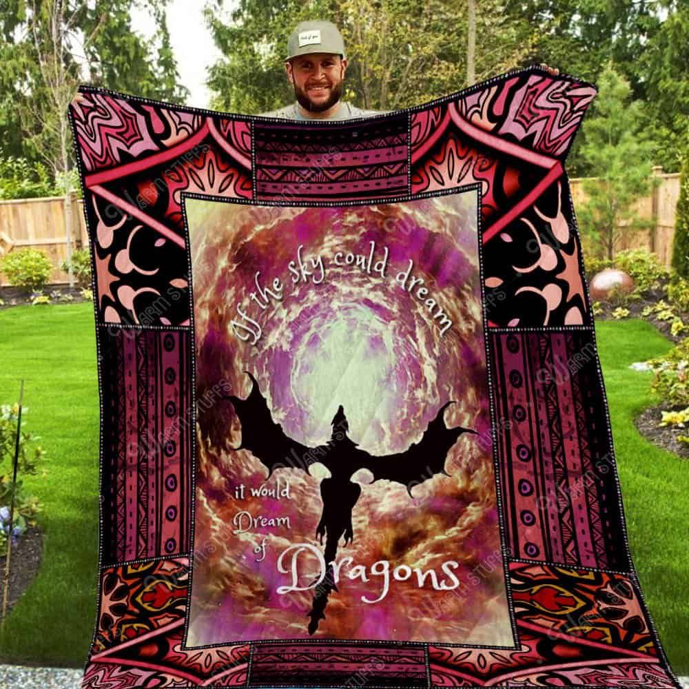 Dream Of Dragons Washable Quilt Blanket P55 Dhc1312220Dd