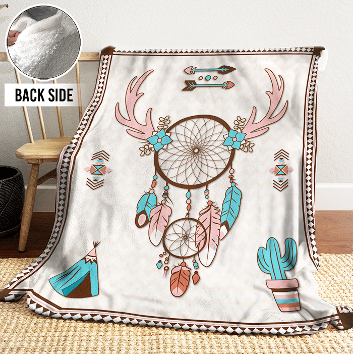 Dreamcatcher Sherpa Fleece Blanket