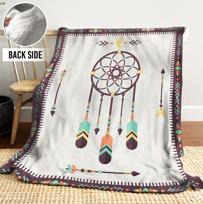 Dreamcatcher Sherpa Fleece Blanket