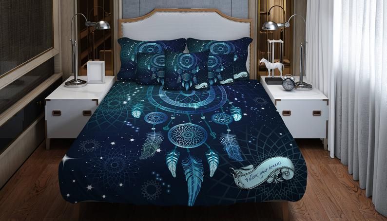 Dreamcatcher Blue Bedding Set