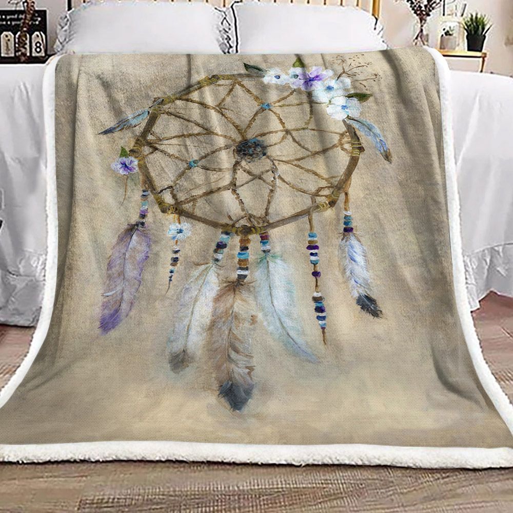 Dreamcatcher Sherpa Fleece Blanket