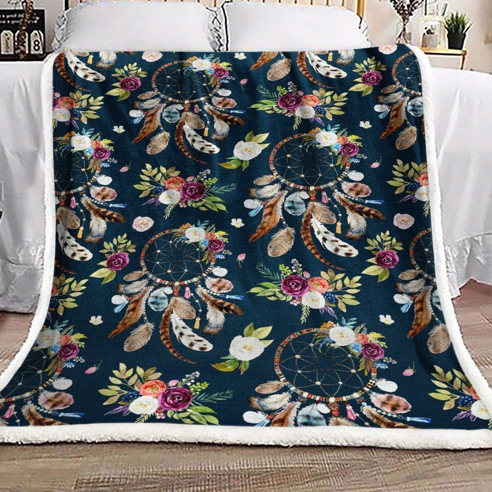 Dreamcatcher Sherpa Fleece Blanket