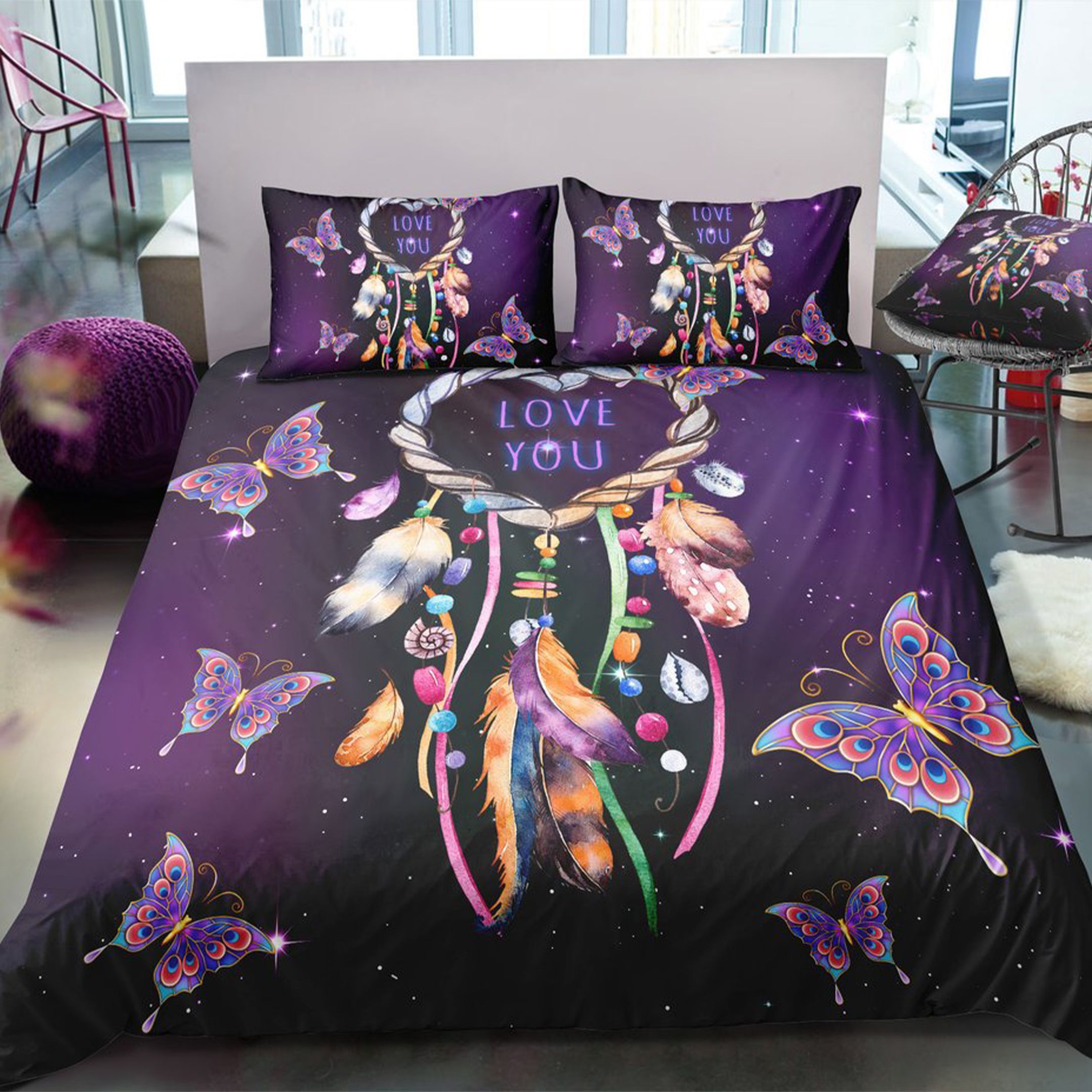 Dreamcatcher Butterfly Bedding Set