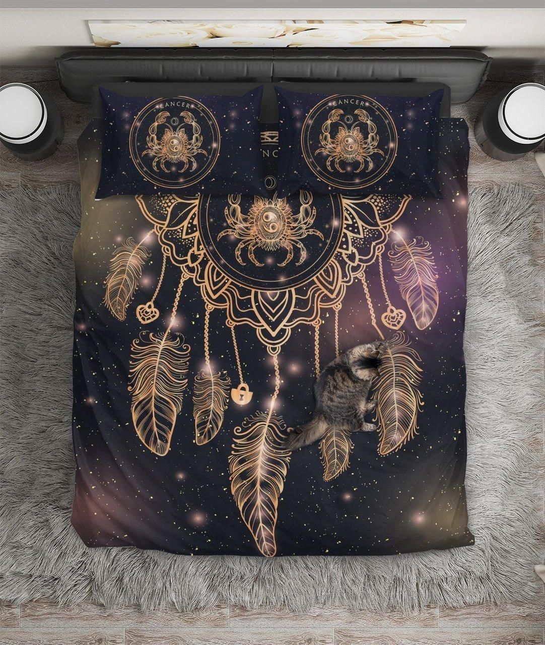 Dreamcatcher Cancer Zodiac Bedding Set