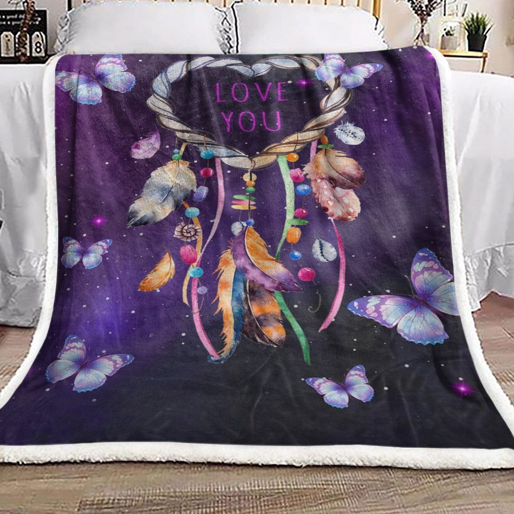 Dreamcatcher Sherpa Fleece Blanket