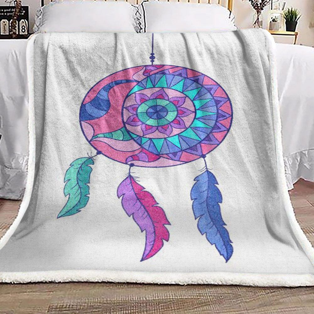Dreamcatcher Sherpa Fleece Blanket