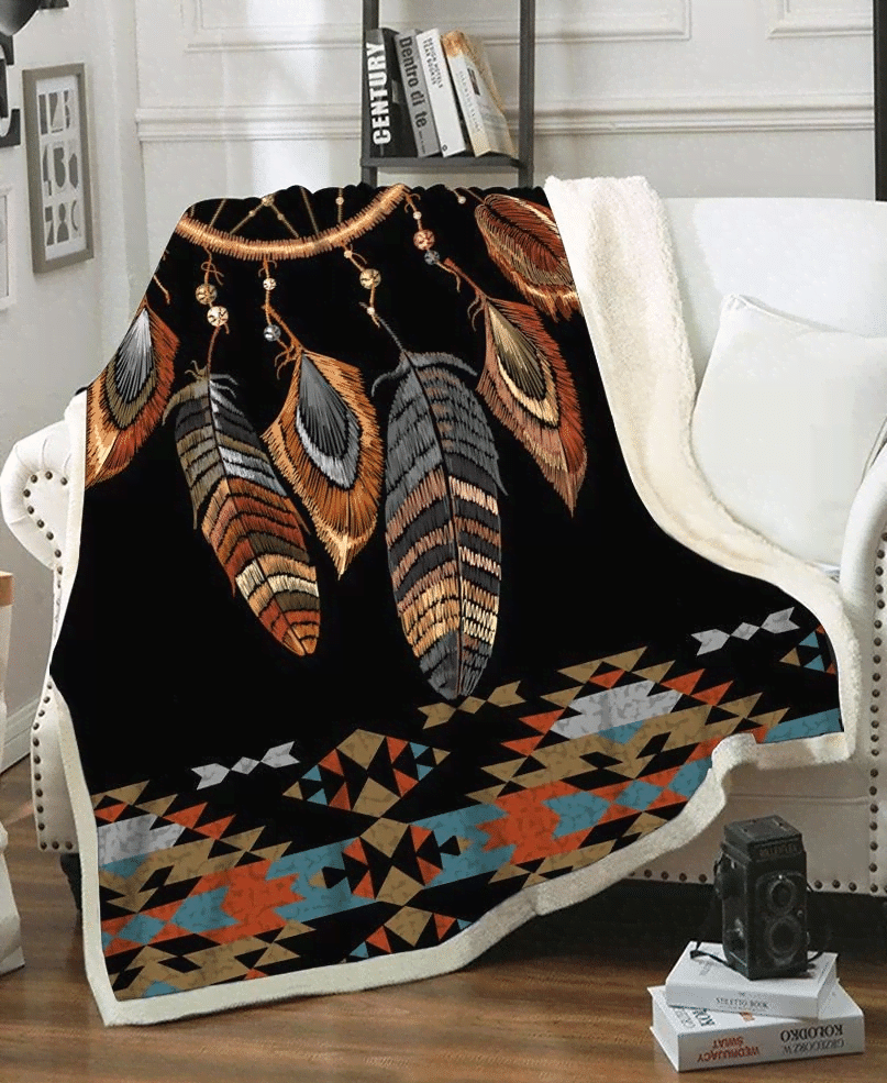 Dreamcatcher Sherpa Fleece Blanket