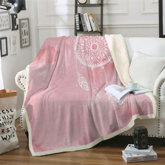 Dreamcatcher Sherpa Fleece Blanket