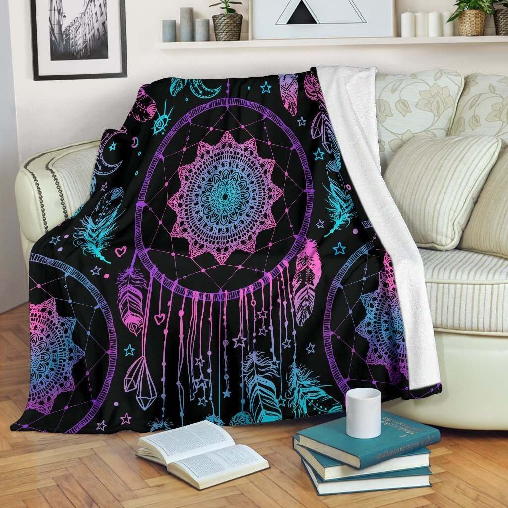 Dreamcatcher Sherpa Fleece Blanket