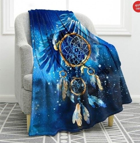 Dreamcatcher Sherpa Fleece Blanket