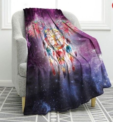 Dreamcatcher Sherpa Fleece Blanket