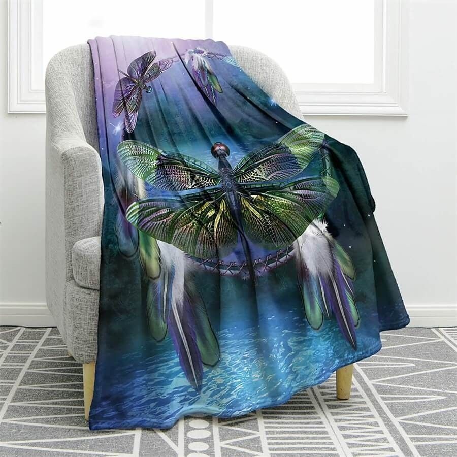 Dreamcatcher Sherpa Fleece Blanket