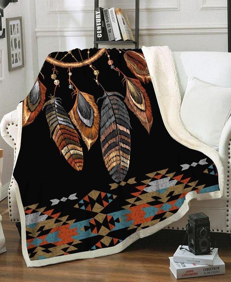 Dreamcatcher Sherpa Fleece Blanket