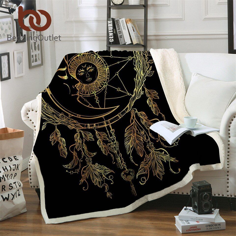 Dreamcatcher Sherpa Fleece Blanket