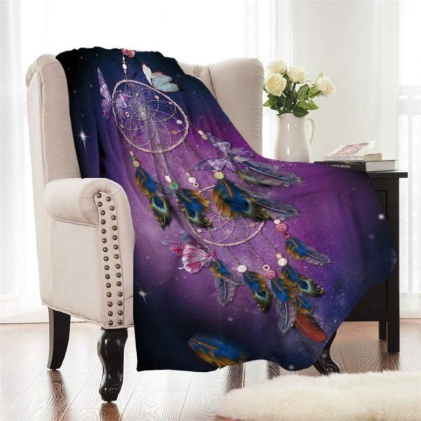 Dreamcatcher Collection Sherpa Fleece Blanket