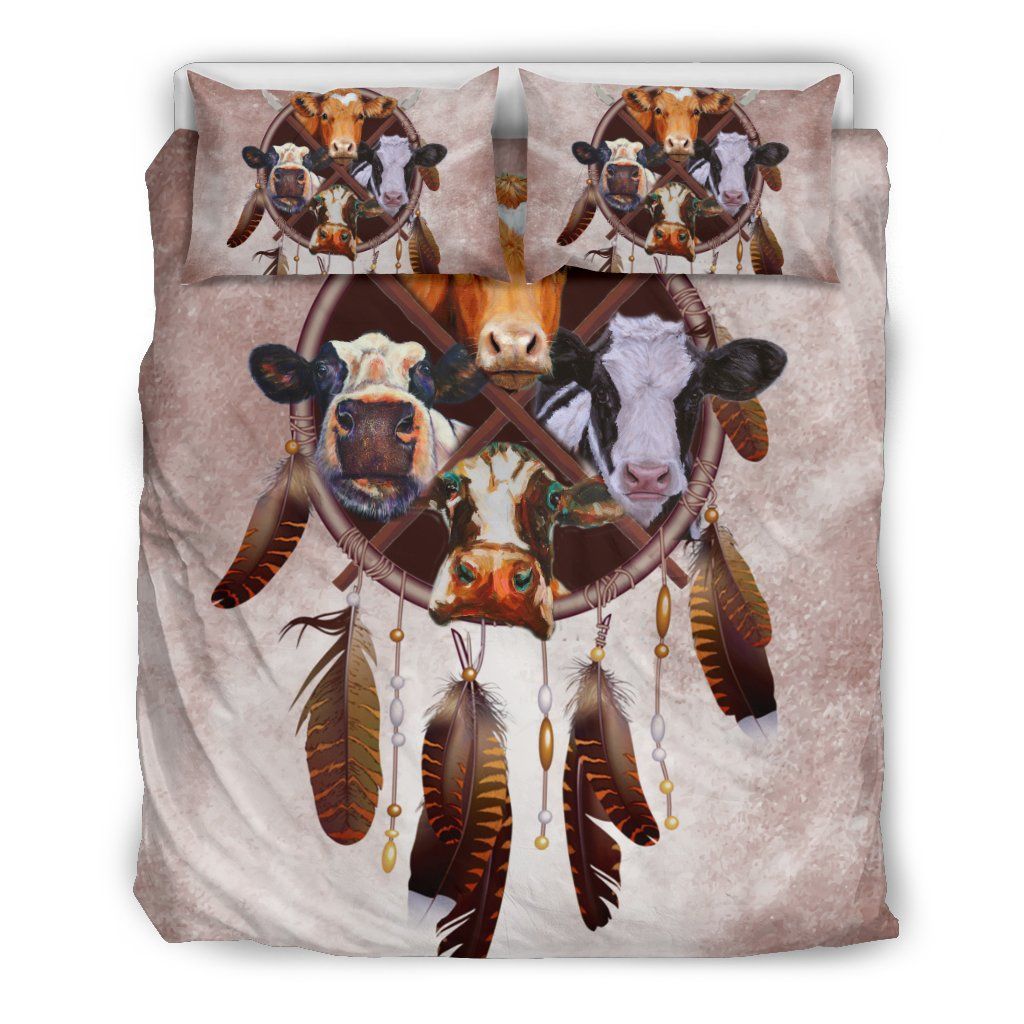 Dreamcatcher Cow Bedding Set