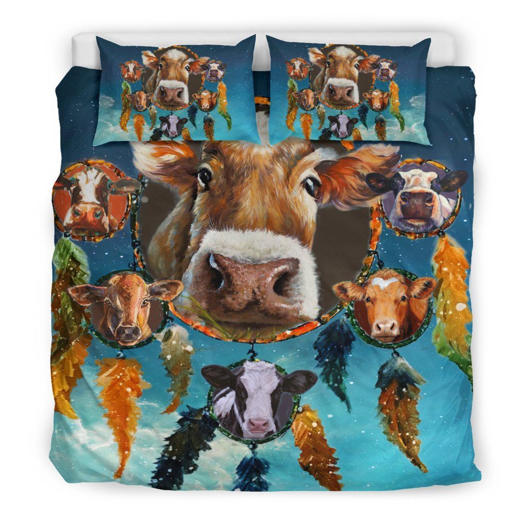 Dreamcatcher Cow Bedding Set