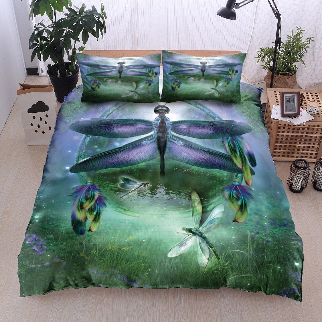 Dreamcatcher Dragonfly Bedding Set