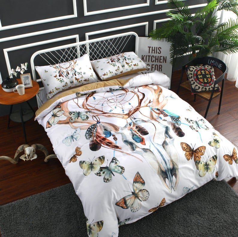 Dreamcatcher Feather Bedding Set