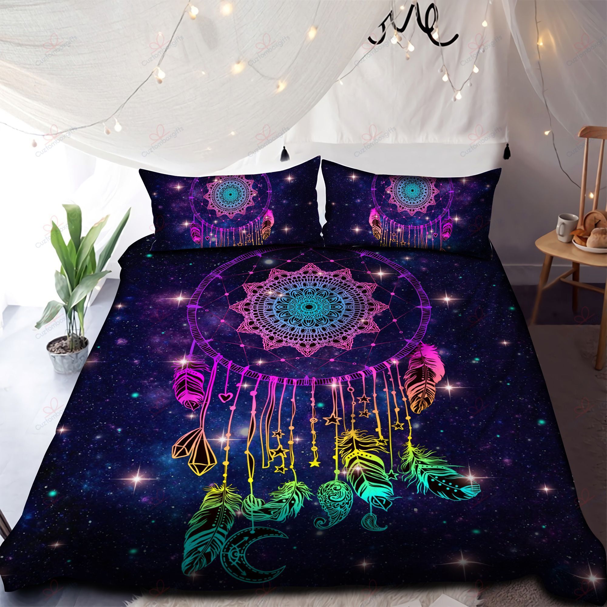 Dreamcatcher Galaxy Bedding Set