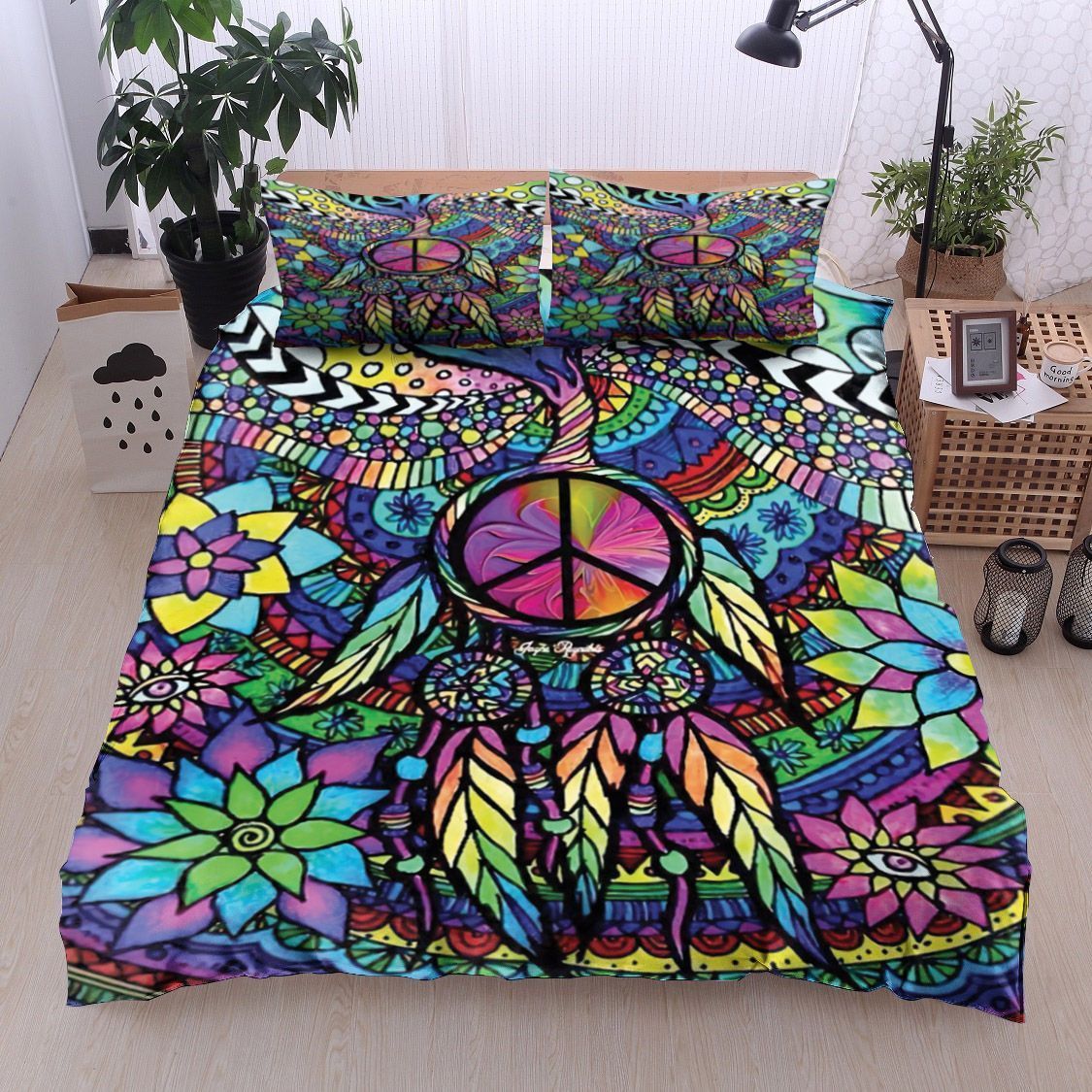 Dreamcatcher Hippie Bedding Set