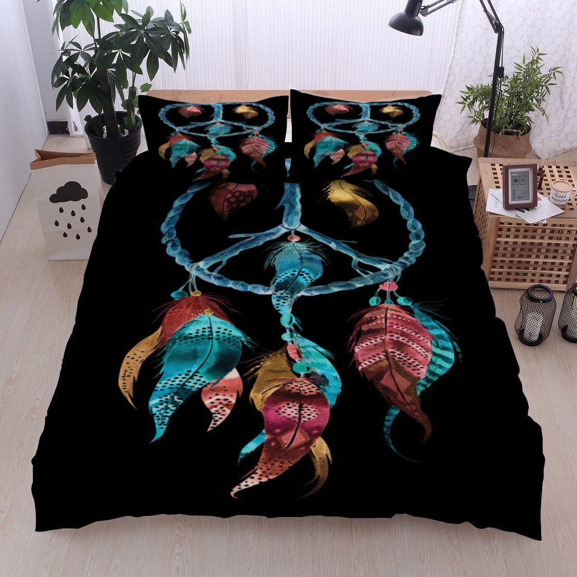 Dreamcatcher Hippie Bedding Set