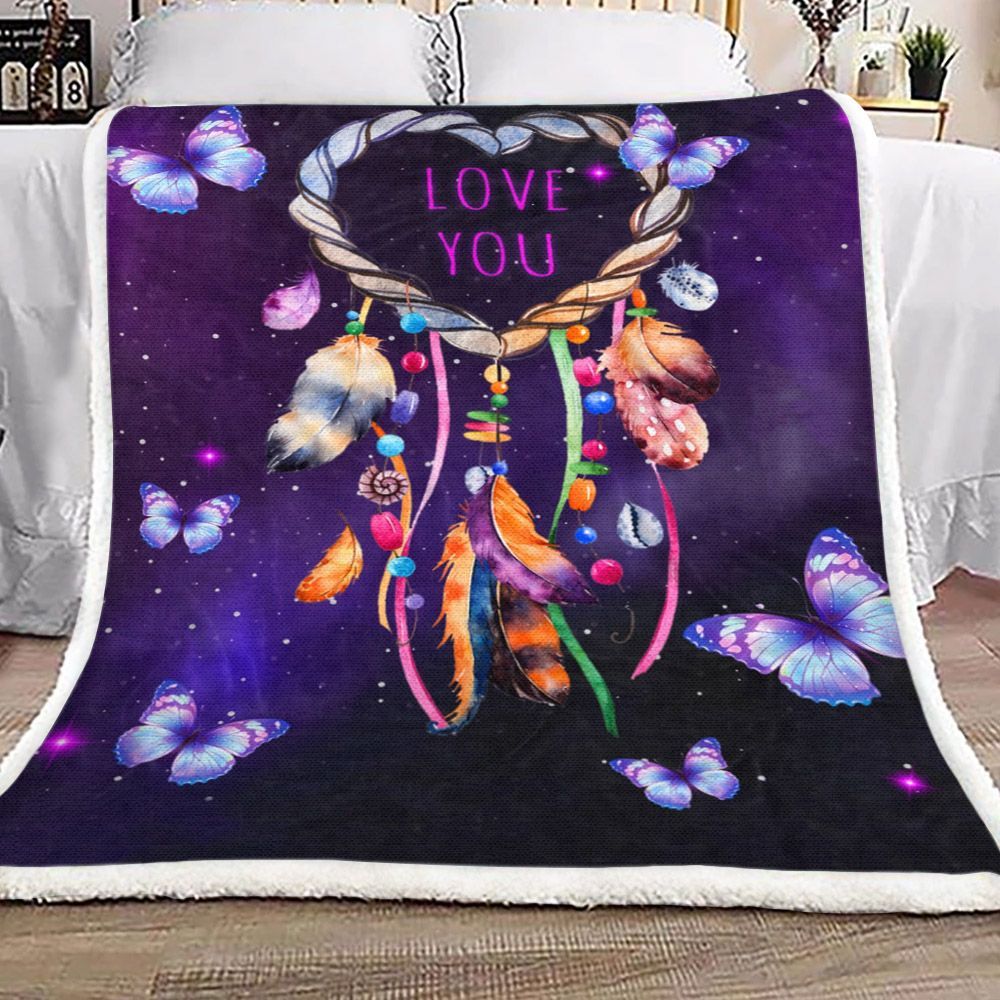 Dreamcatcher Sherpa Fleece Blanket