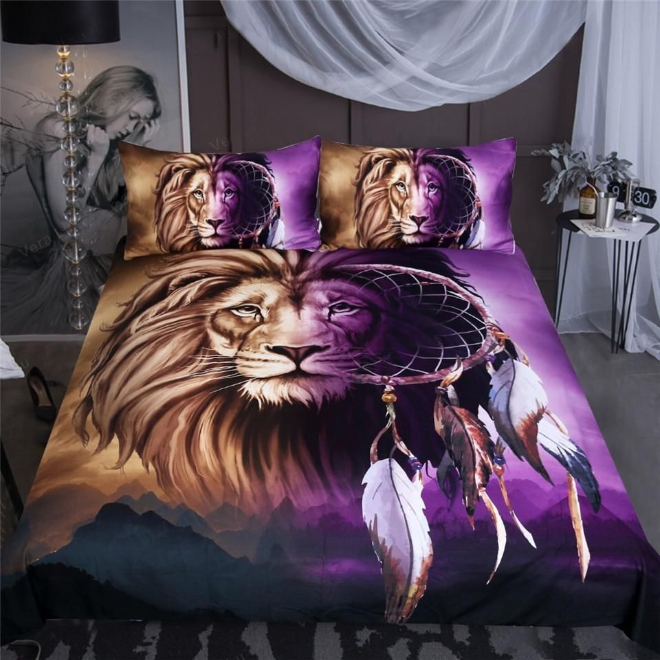 Dreamcatcher Lion Bedding Set