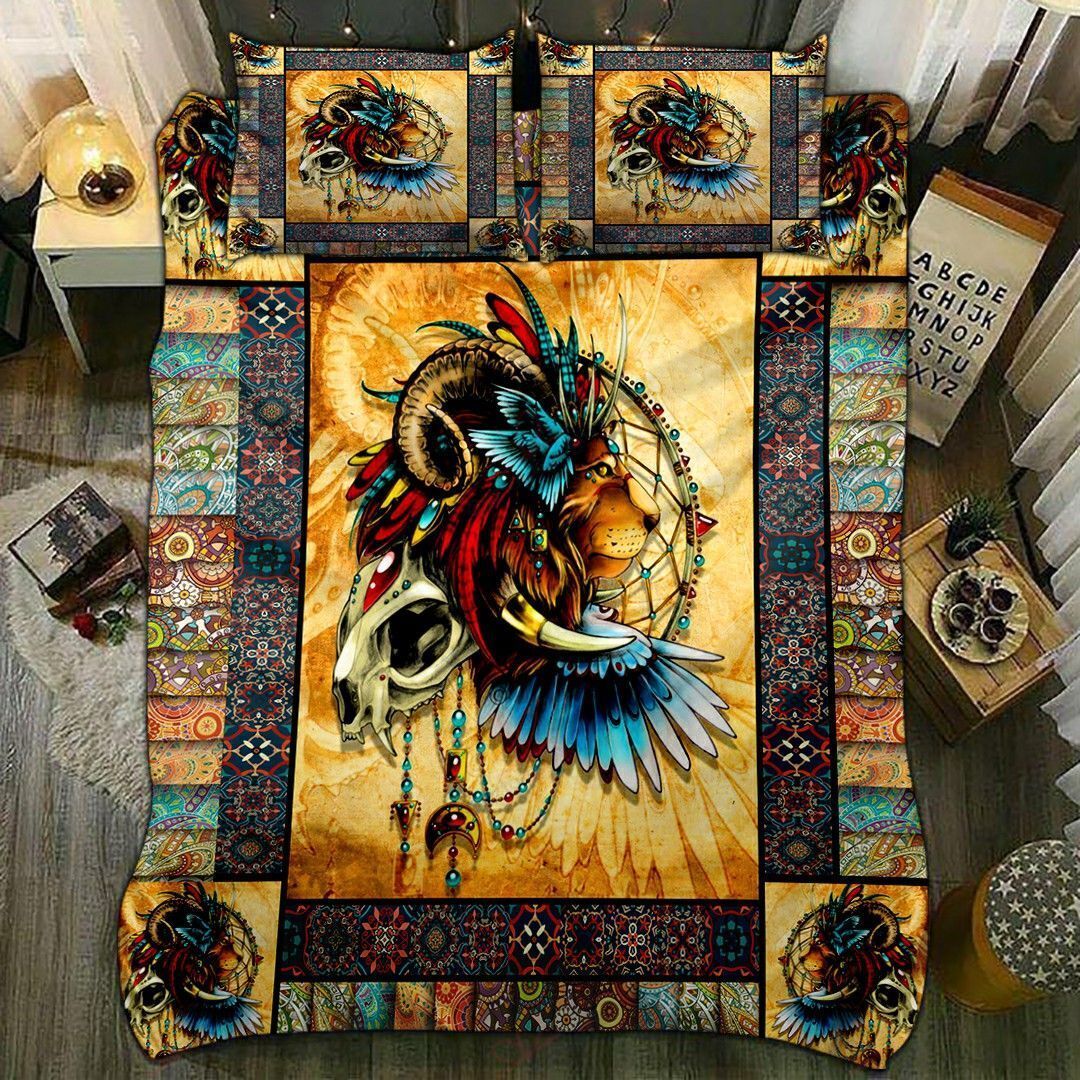 Dreamcatcher Lion Native Bedding Set