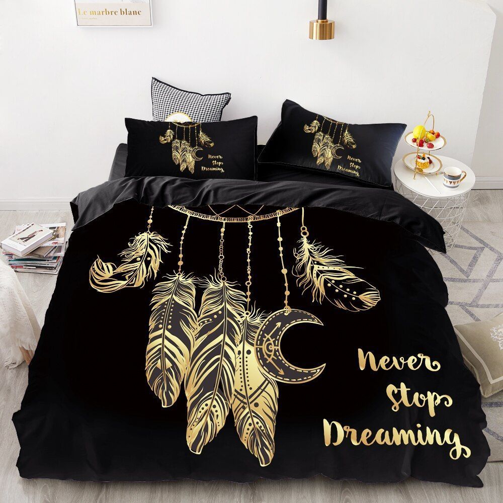 Dreamcatcher Never Stop Dreaming Bedding Set