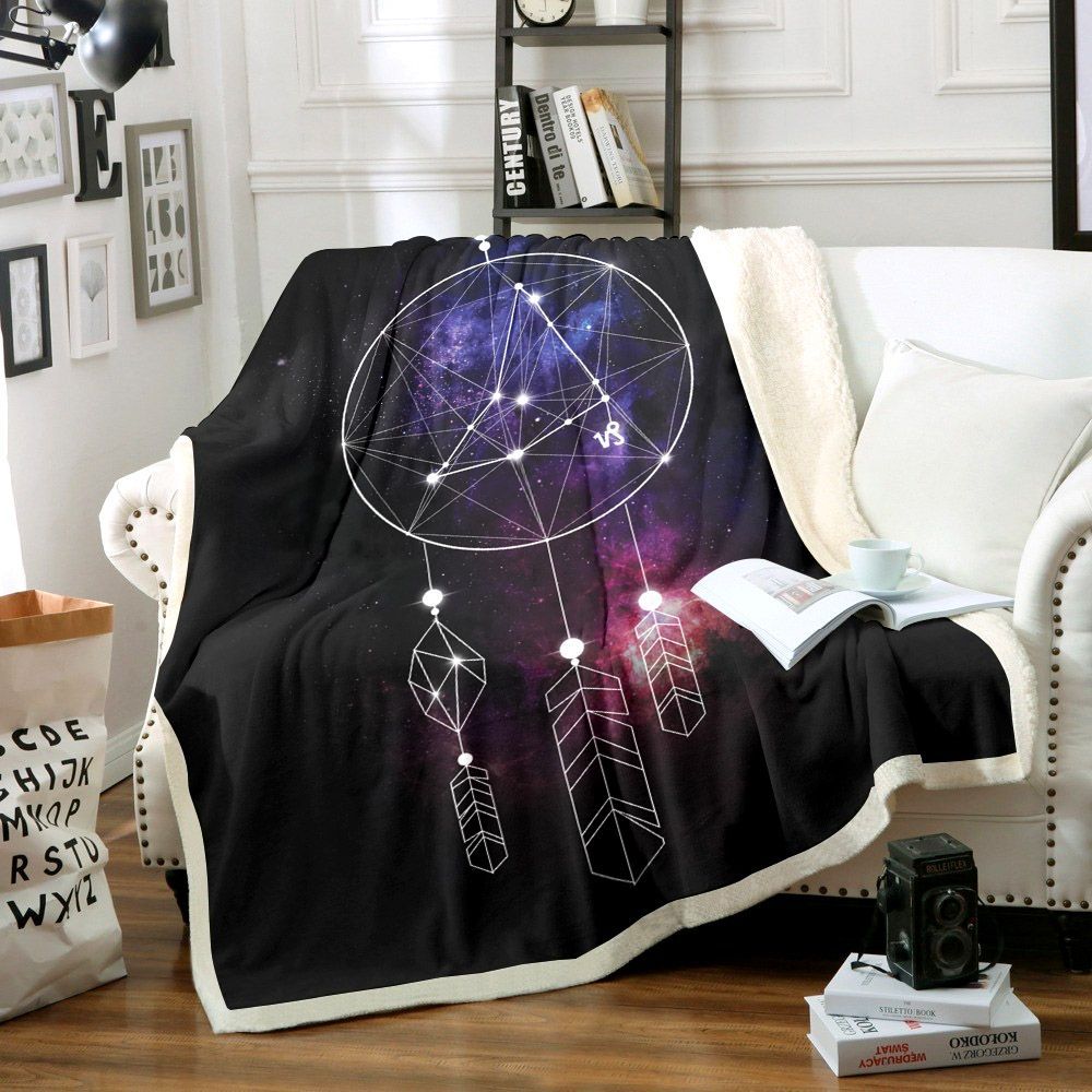 Dreamcatcher Sherpa Fleece Blanket