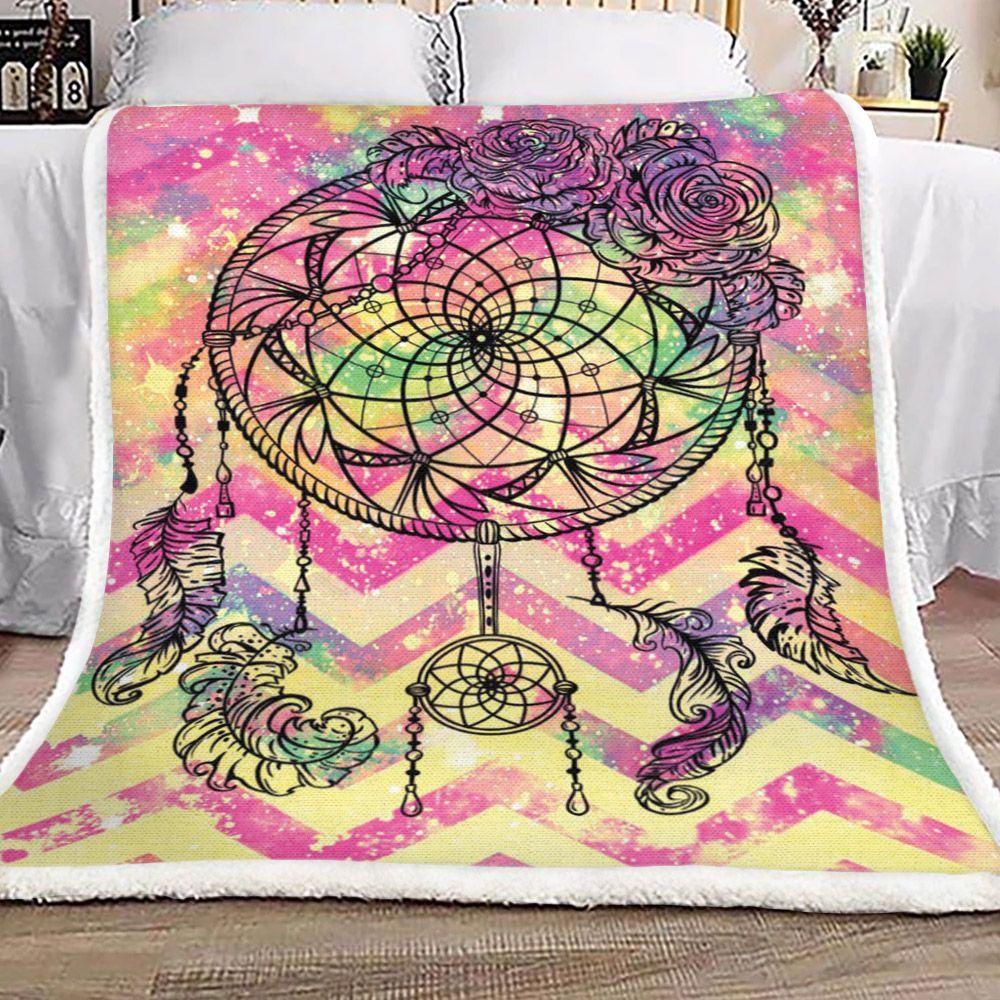 Dreamcatcher Sherpa Fleece Blanket