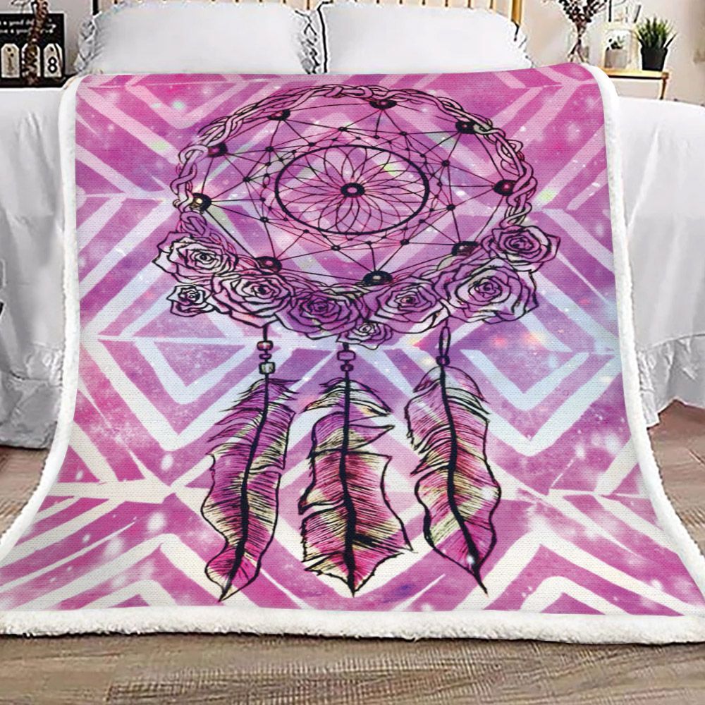 Dreamcatcher Sherpa Fleece Blanket