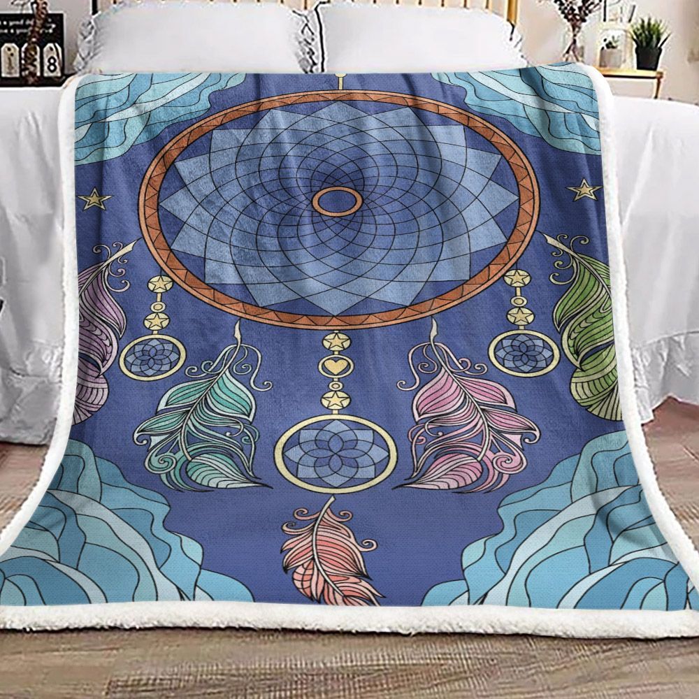 Dreamcatcher Sherpa Fleece Blanket