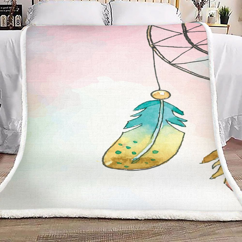 Dreamcatcher Sherpa Fleece Blanket
