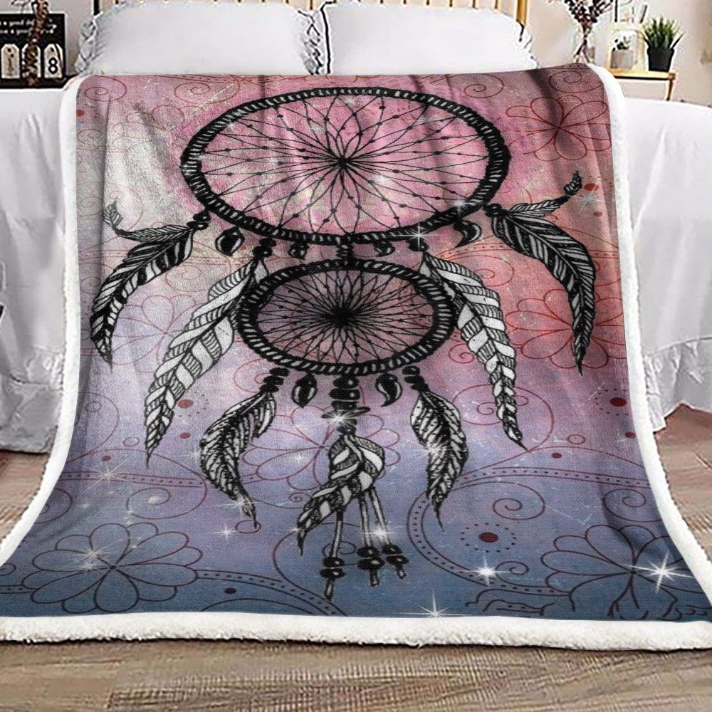 Dreamcatcher Sherpa Fleece Blanket