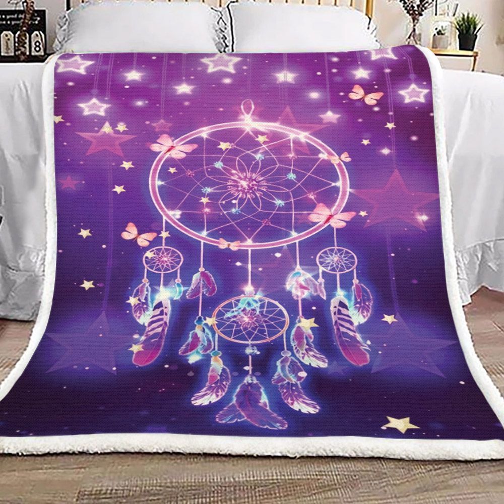 Dreamcatcher Sherpa Fleece Blanket