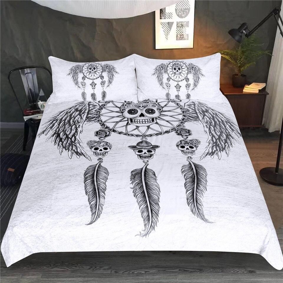 Dreamcatcher With Wings Mandala Bedding Set