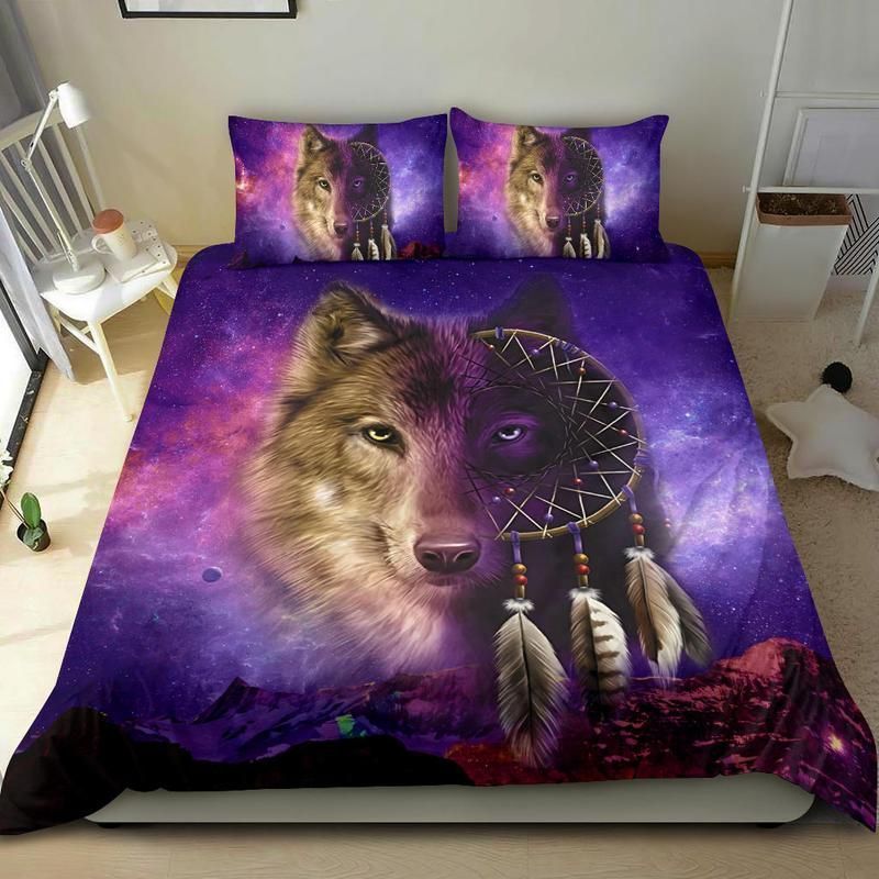 Dreamcatcher Wolf Bedding Set