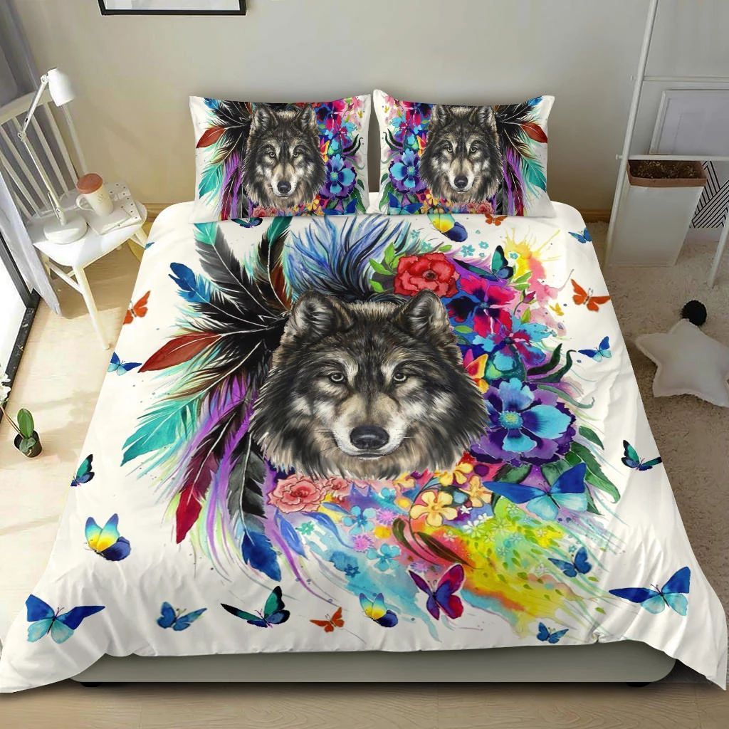 Dreamcatcher Wolf Bedding Set