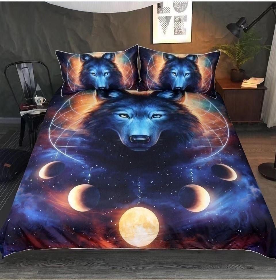 Dreamcatcher Wolf Bedding Set