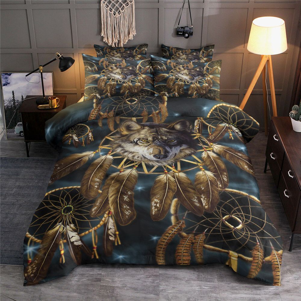 Dreamcatcher Wolf Bedding Set